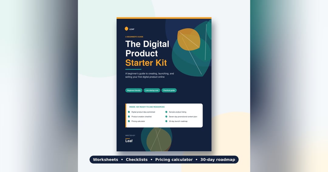 The Digital Product Starter Kit: From Idea to First Sale (GUIDE), image 2