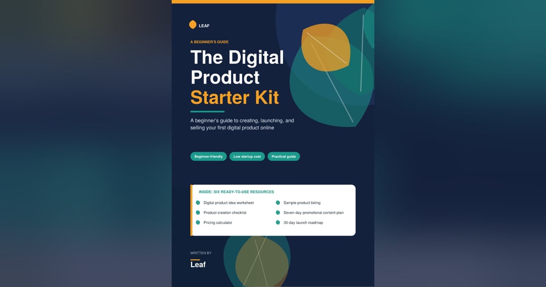 The Digital Product Starter Kit: From Idea to First Sale (GUIDE), image 3
