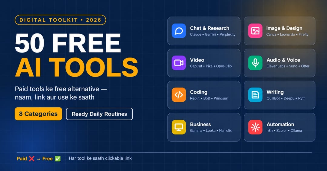 50 free ai toolkit 🎁