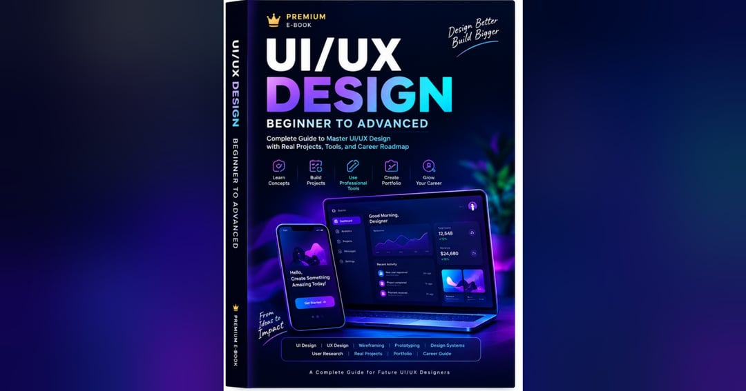 Title: UI/UX Design Masterclass: Beginner to Advanced