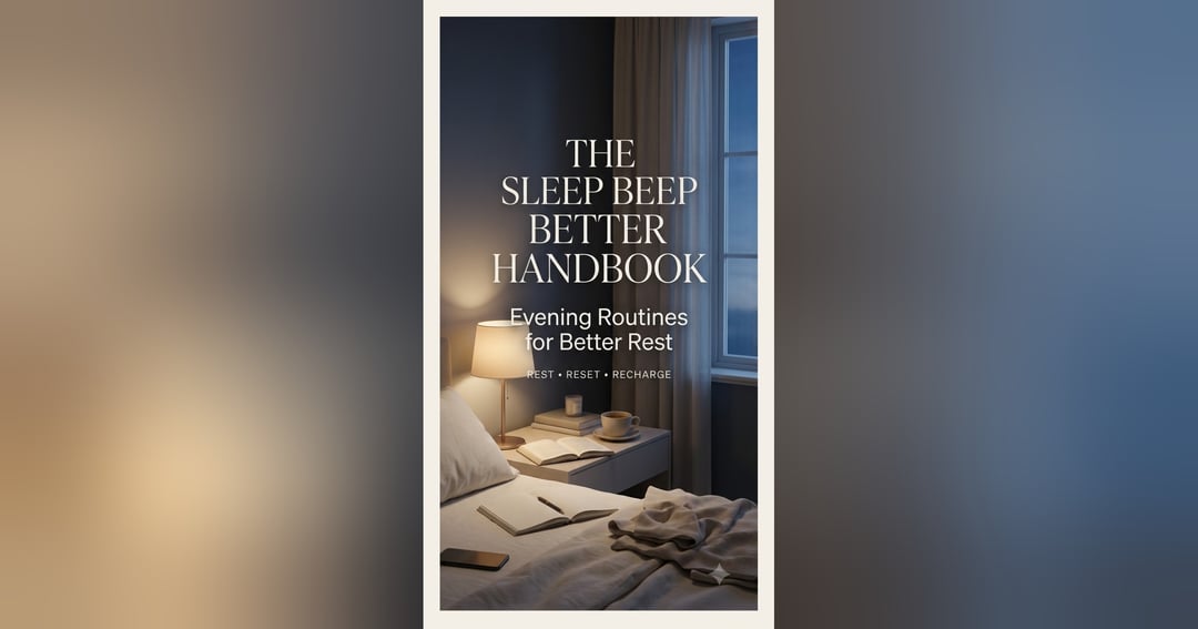 The Sleep Better Handbook: Evening Routines for Better Sleep, Rest & Relaxation