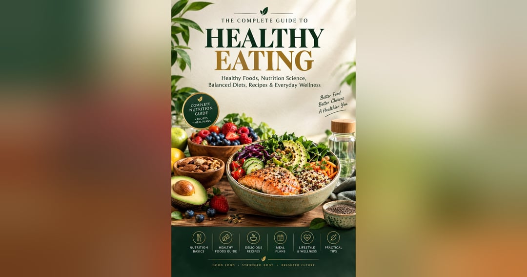 The Complete Guide to Healthy Eating Healthy Foods, Nutrition Science, Balanced Diets, Recipes & Everyday Wellness