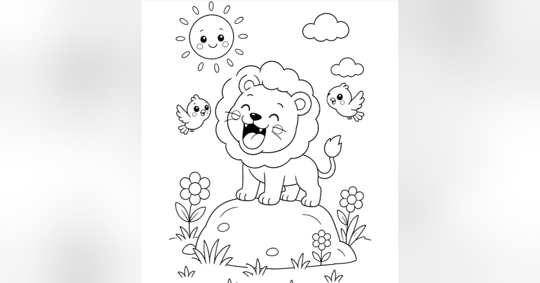 Safari Friends – A Coloring Book | Fun Safari Adventures for Little Artists!, image 2
