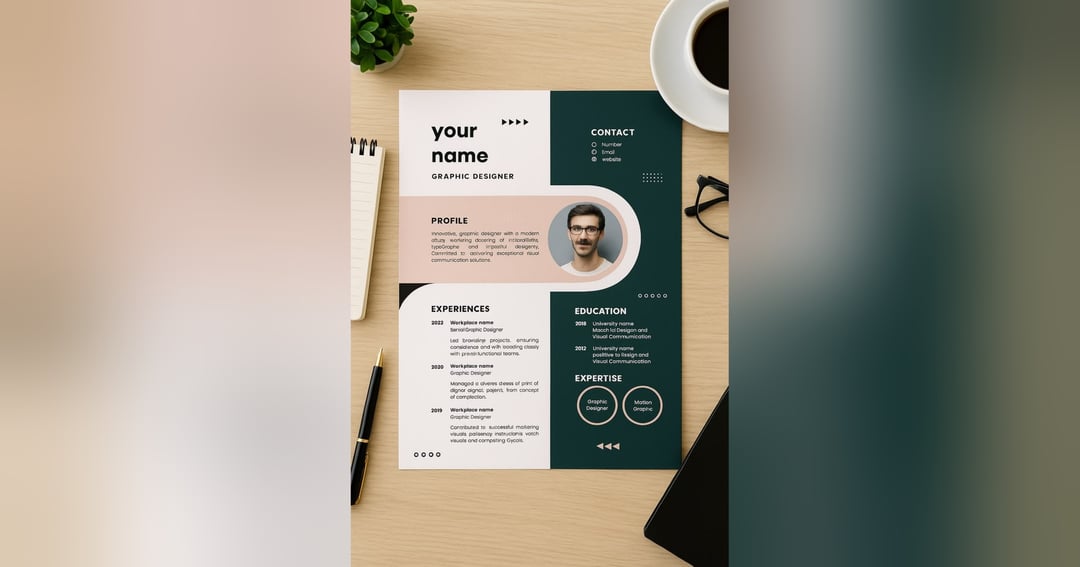 Professional resume template editable