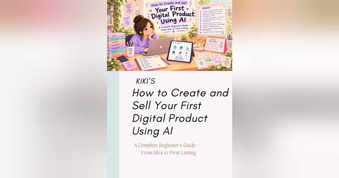 How to Create and Sell Your First Digital Product Using AI - A Complete Beginner's Guide —From Idea to First Listing, image 2