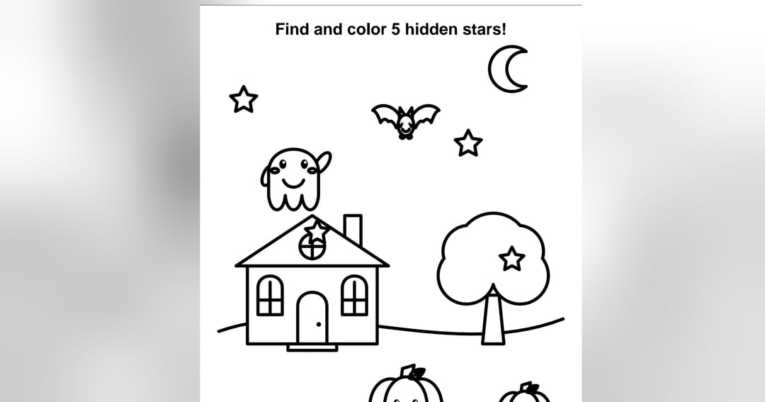 My Spooky Little Halloween 80 Pages of Cute & Fun Halloween Coloring for Kids Ages 4–8🎃👻, image 4