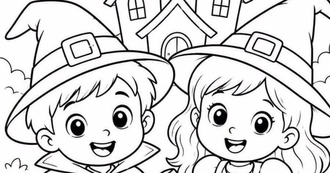 Spooky Halloween coloring book for kid Artist 🎨, image 2