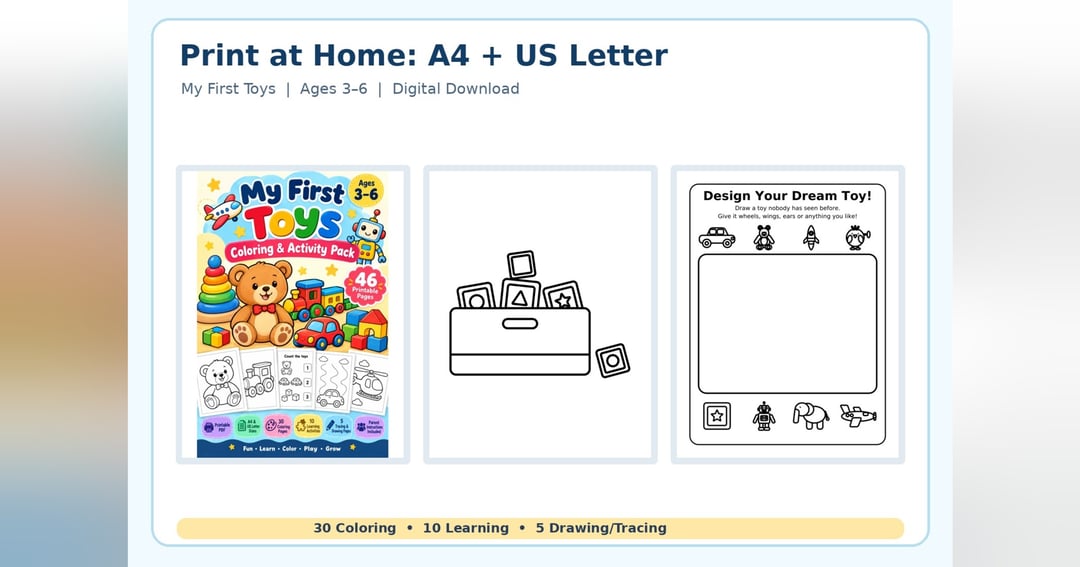 Toys Coloring & Activity Pack, image 4