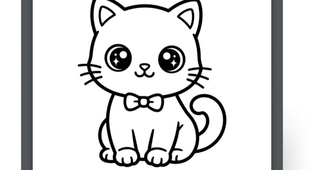 MY HAPPY LITTLE COLOURING BOOK - Cute Animals for Little Artists (Age 3-7) | 25 Pages Printable PDF, image 3