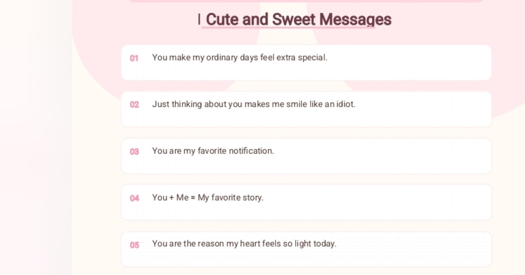 100 Cute Messages for Every Occasion - Cute E-book by Poornima 💌, image 4