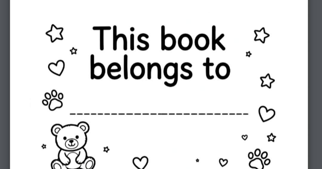 MY HAPPY LITTLE COLOURING BOOK - Cute Animals for Little Artists (Age 3-7) | 25 Pages Printable PDF, image 4