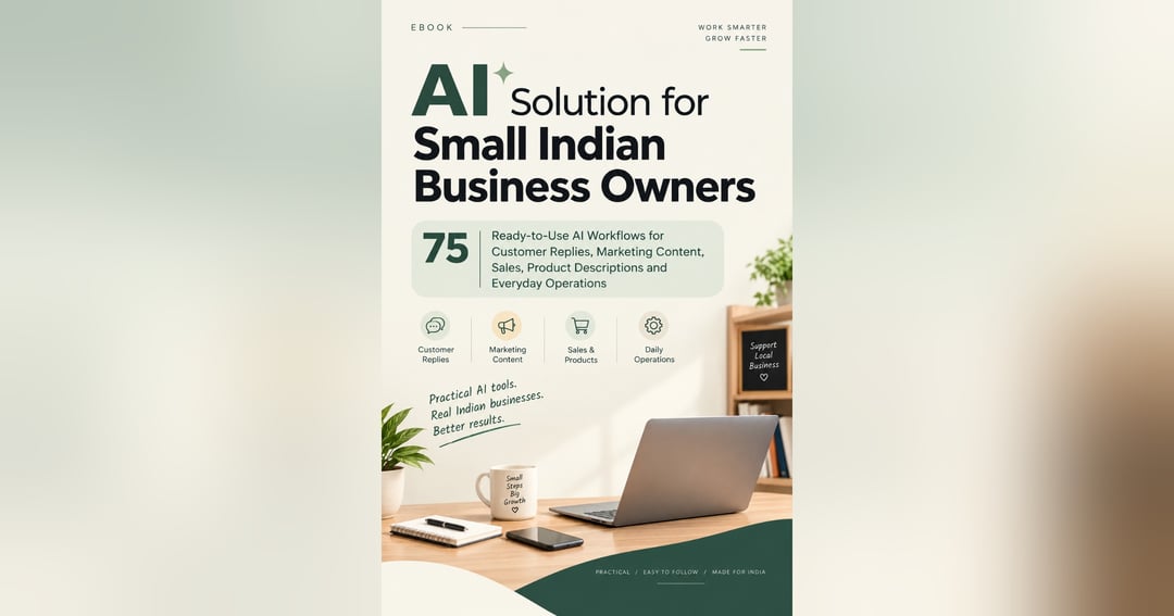 AI Solutions for Small Indian Business Owners :75 Ready-to-Use AI Workflows