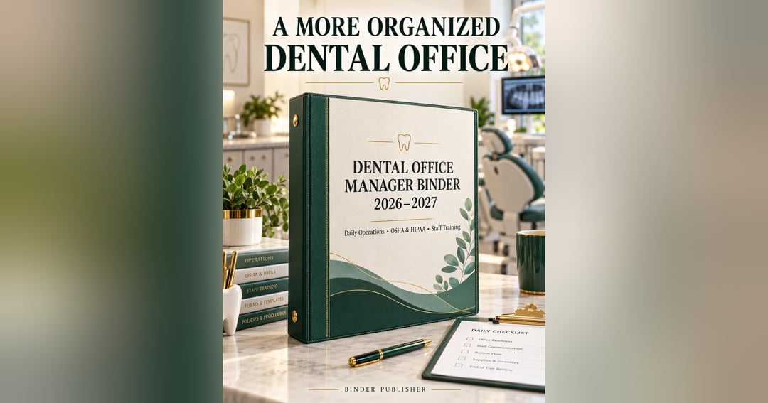 Dental Office Manager Binder 2026–2027, image 2