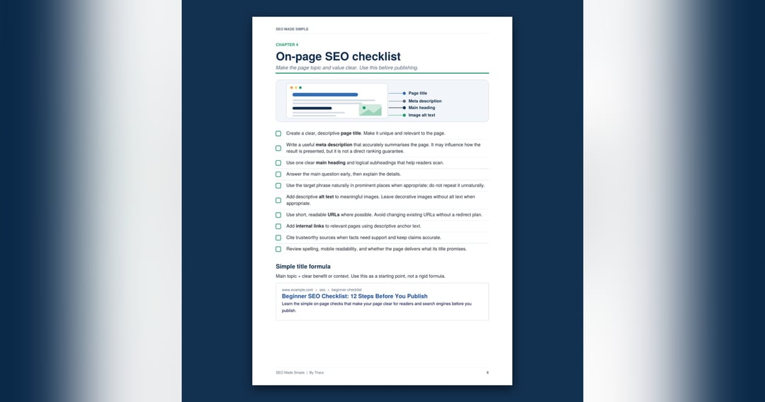 SEO Made Simple: A Beginner's Step-by-Step Guide to Getting Found on Google, image 3