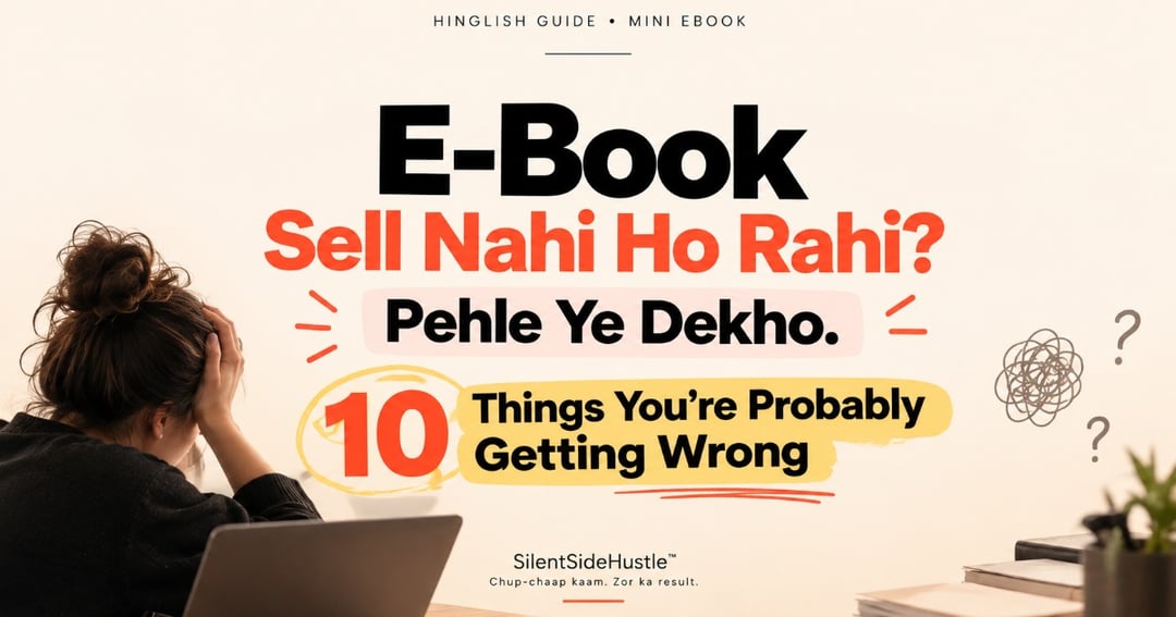 E-Book Sell Nahi Ho Rahi? Pehle Ye Dekho.