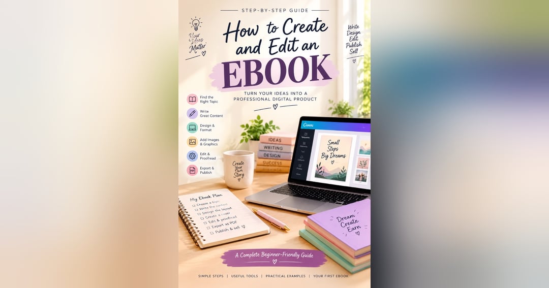 How to Create and Edit an Ebook: A Complete Beginner’s Guide