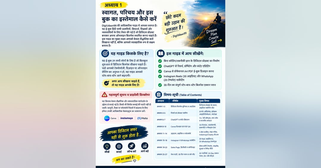 डिजिटल प्रोडक्ट से डिजिटल बिजनेस तक | Hindi E-Book, image 2