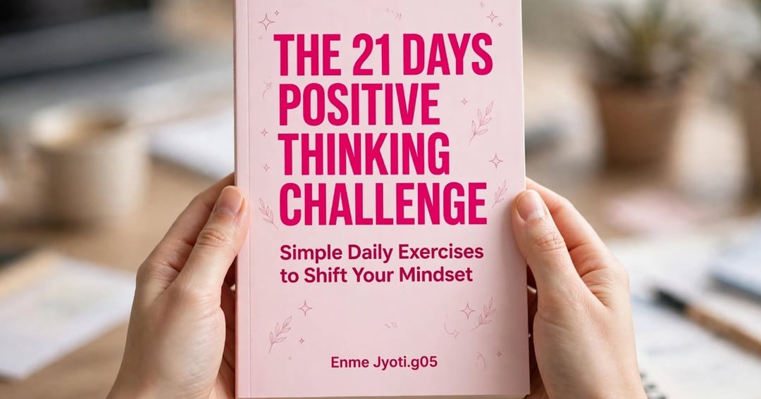 THE 21-DAY POSITIVE THINKING CHALLENGE Simple Daily Exercises to Shift Your Mindset, Practice Positivity & Grow