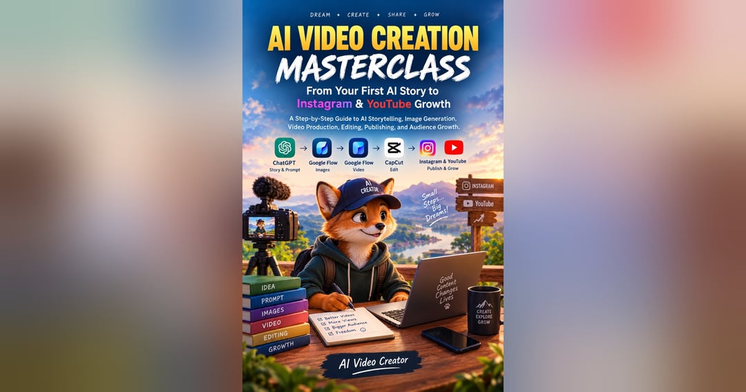 AI Video Creation Masterclass: From Your First AI Story to Instagram & YouTube Growth