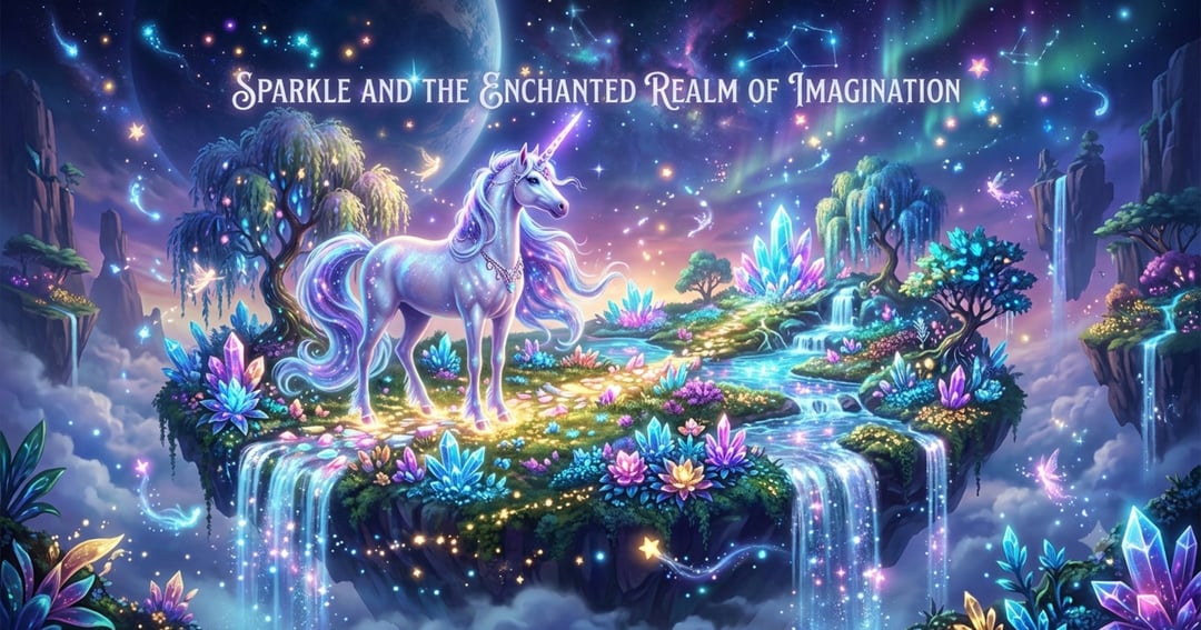 Sparkle and the enchanted realm of imagination