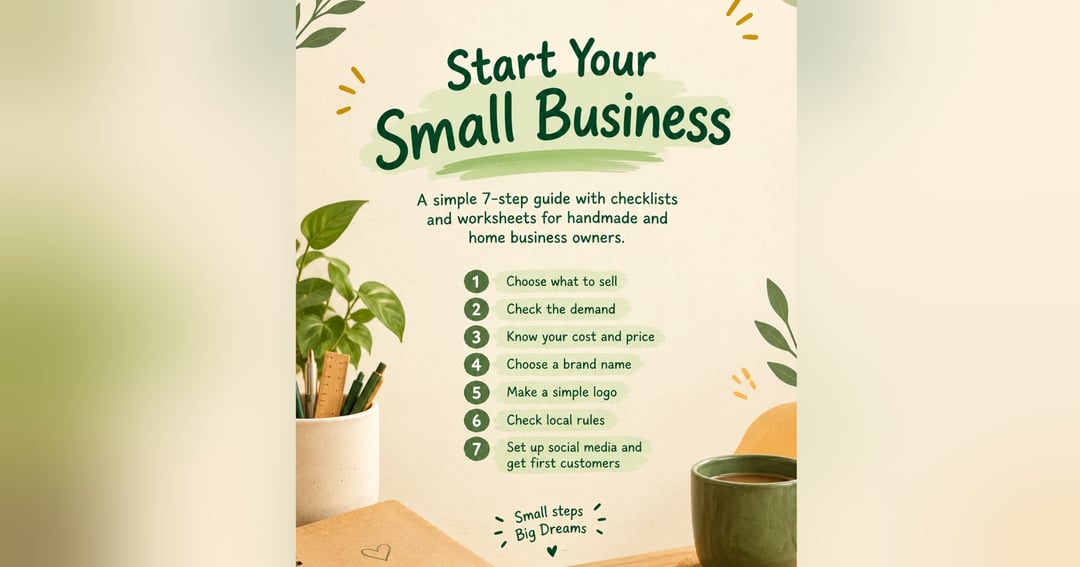 Start Your Small Business: A 7-Step Guide (Free)