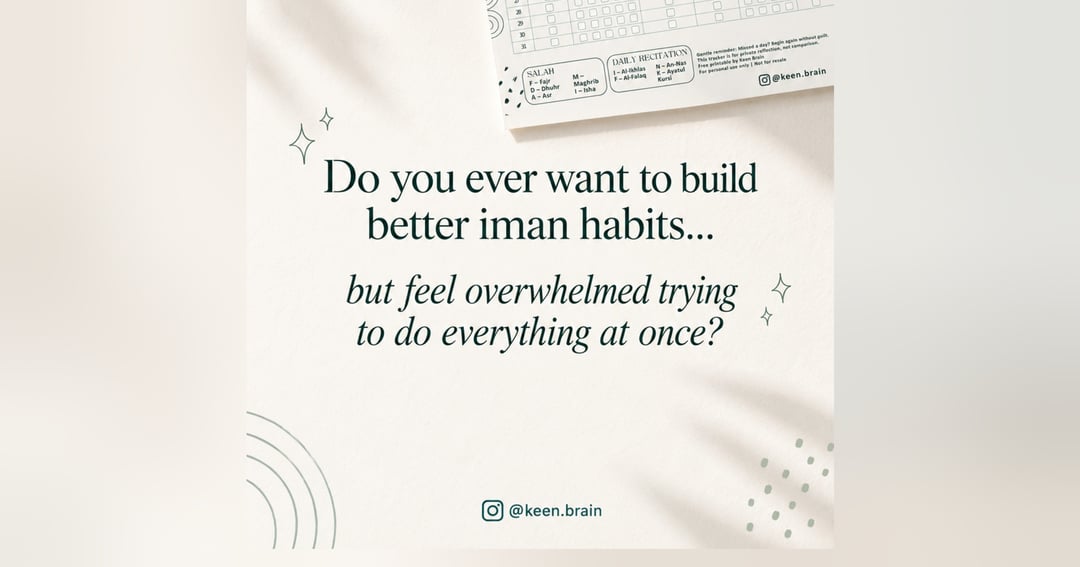 Monthly Iman Tracker: Free A4 Printable, image 2