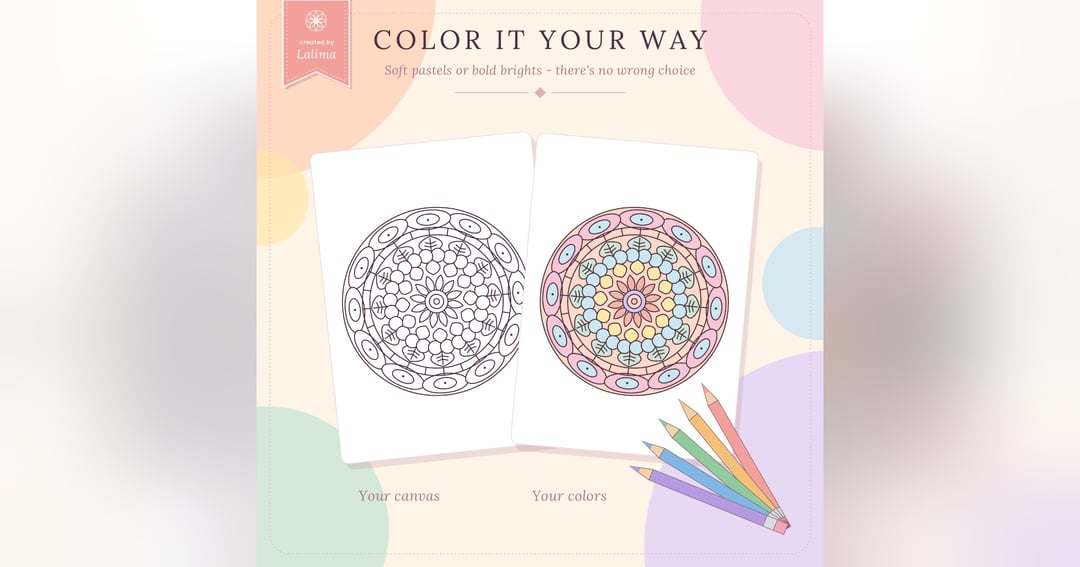 Mandala Peace: Color Your Calm, image 5