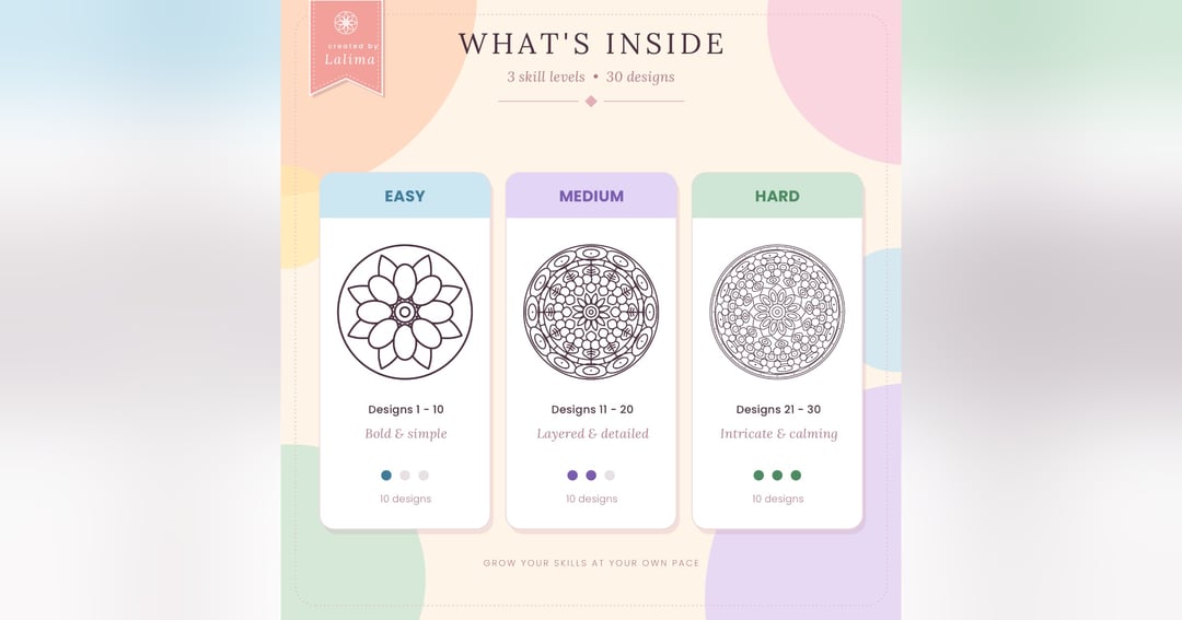 Mandala Peace: Color Your Calm, image 2