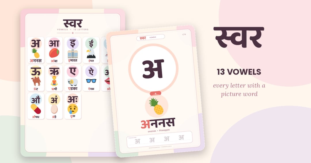 मराठी मुळाक्षरे | Marathi Mulakshare | Learn Marathi, image 2