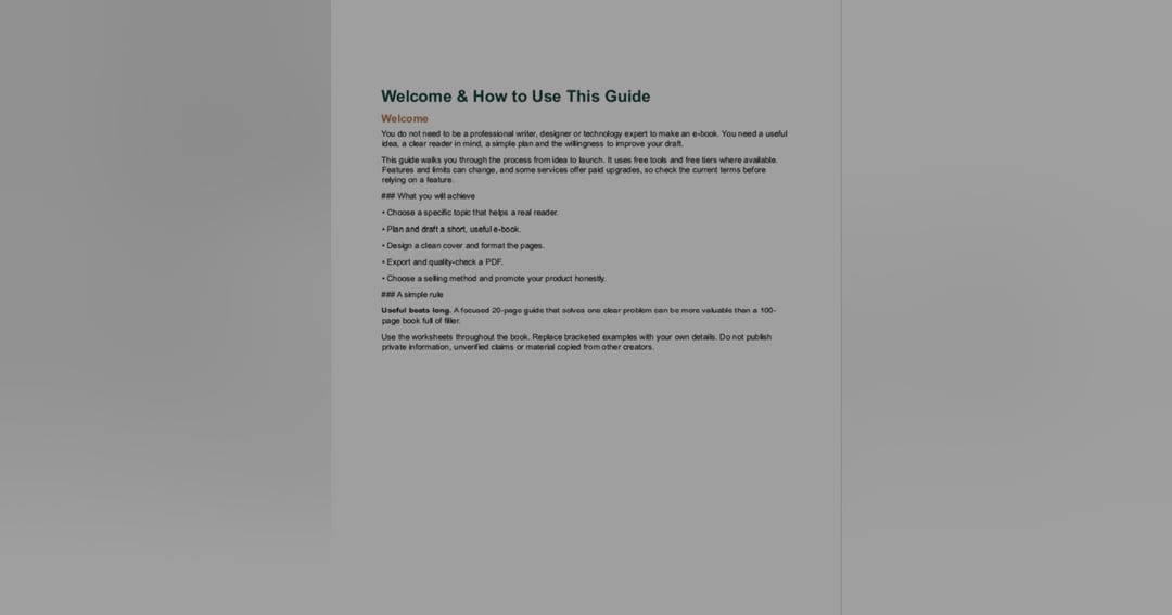 Create your first e book using free tools, image 2