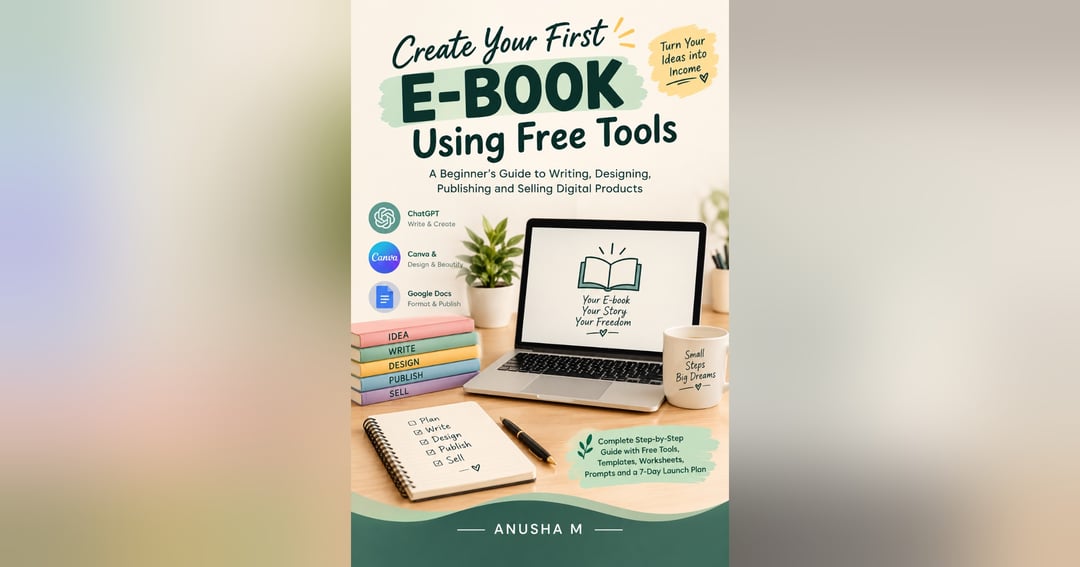 Create your first e book using free tools