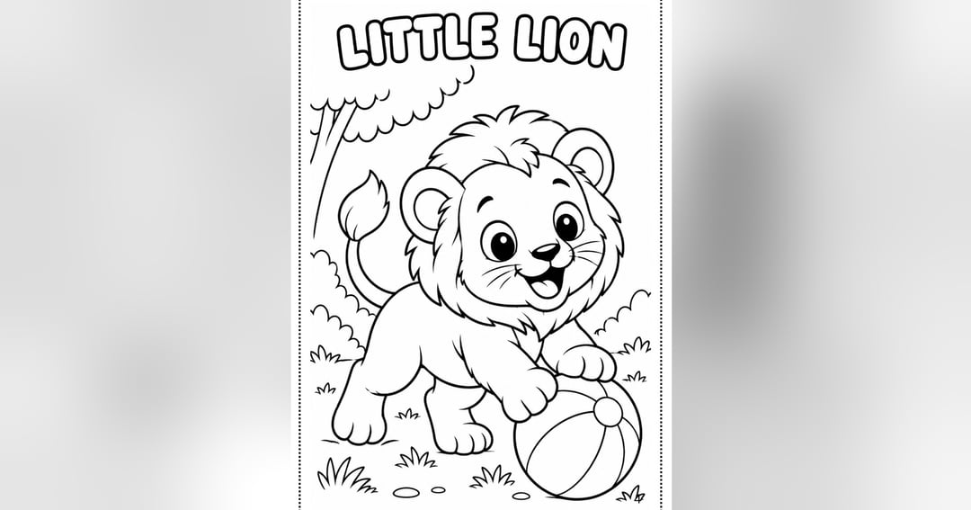 Animal Colouring Book, image 2