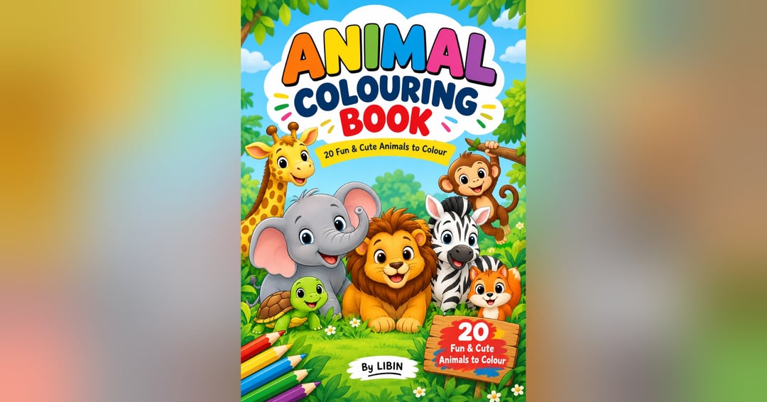 Animal Colouring Book, image 4