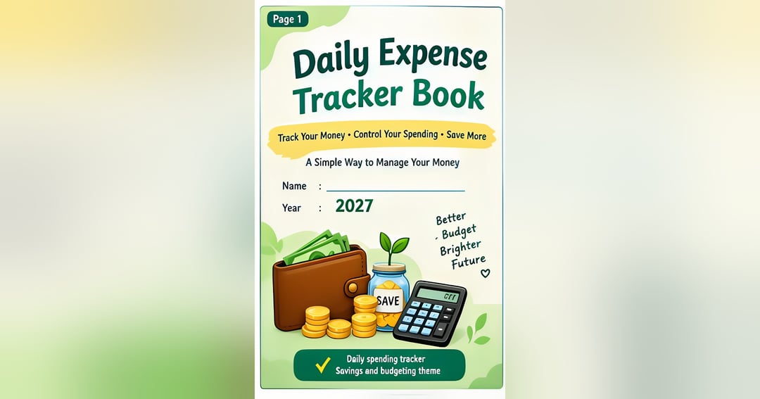 DAILY EXPENSES TRACKING BOOK