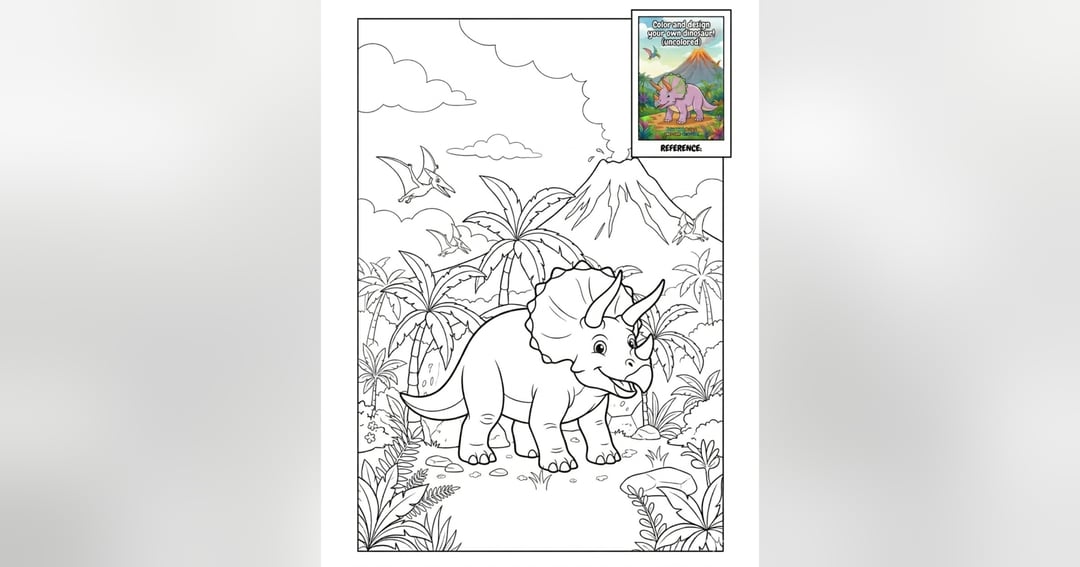 Dinosaur Coloring Book for Kids 🦖, image 5
