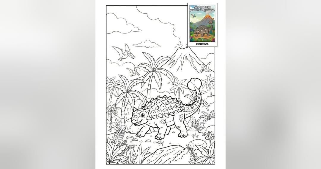 Dinosaur Coloring Book for Kids 🦖, image 2