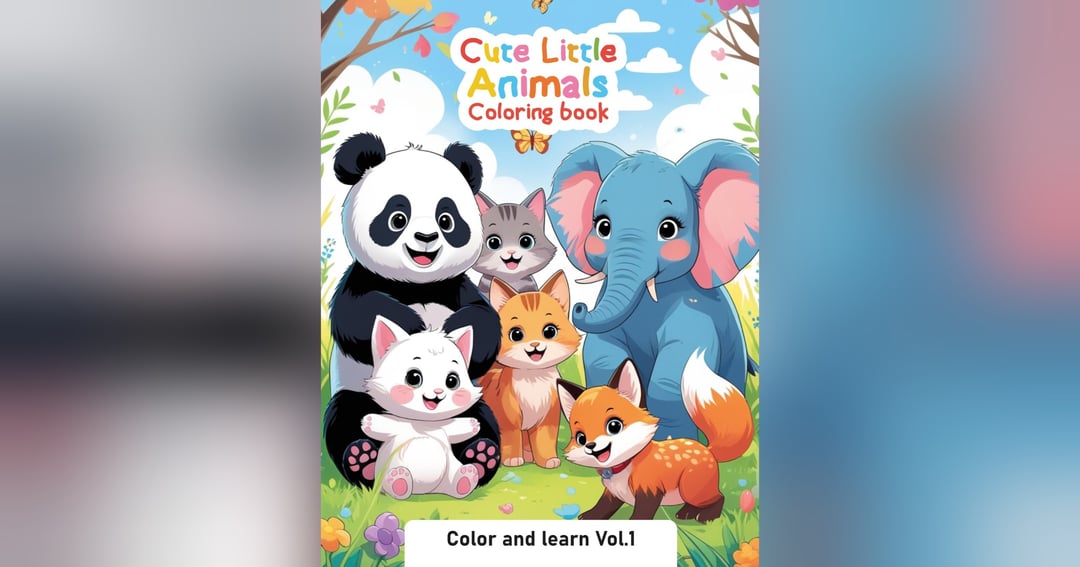 Cute Little Animals Coloring Book