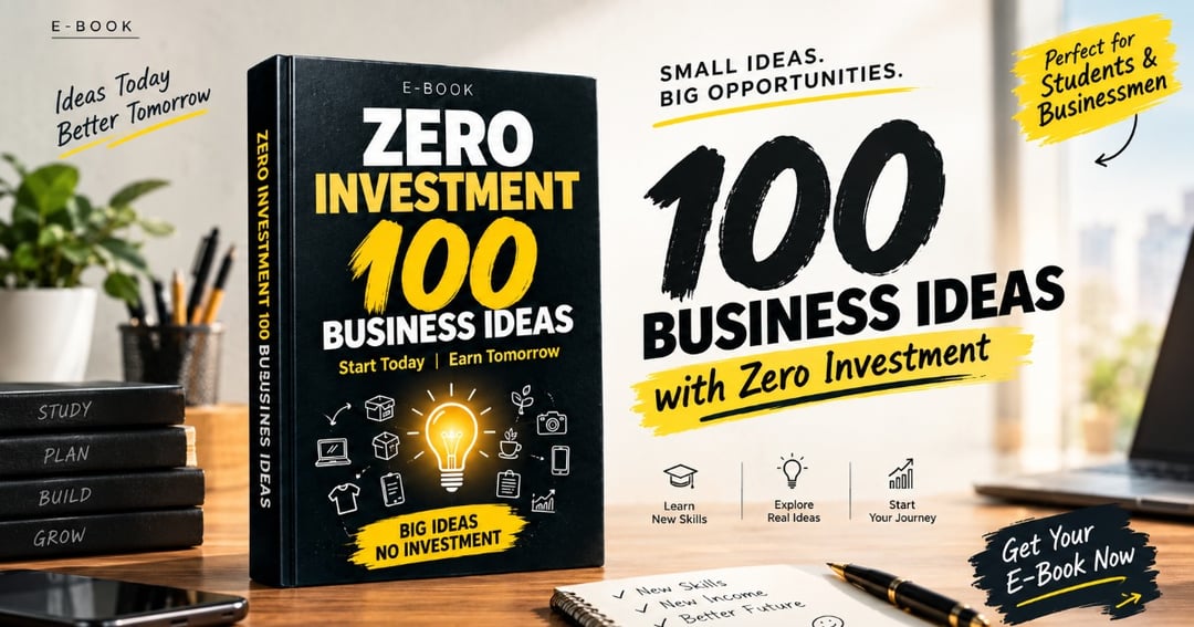 100 Powerful Business Ideas to Start with Low or Zero Capital | Apna Business Shuru Karo, Apne Dreams Ko Reality Mein Badlo!