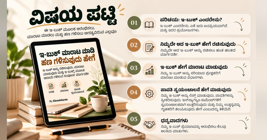 Earn Money with E-Books (Kannada), image 2