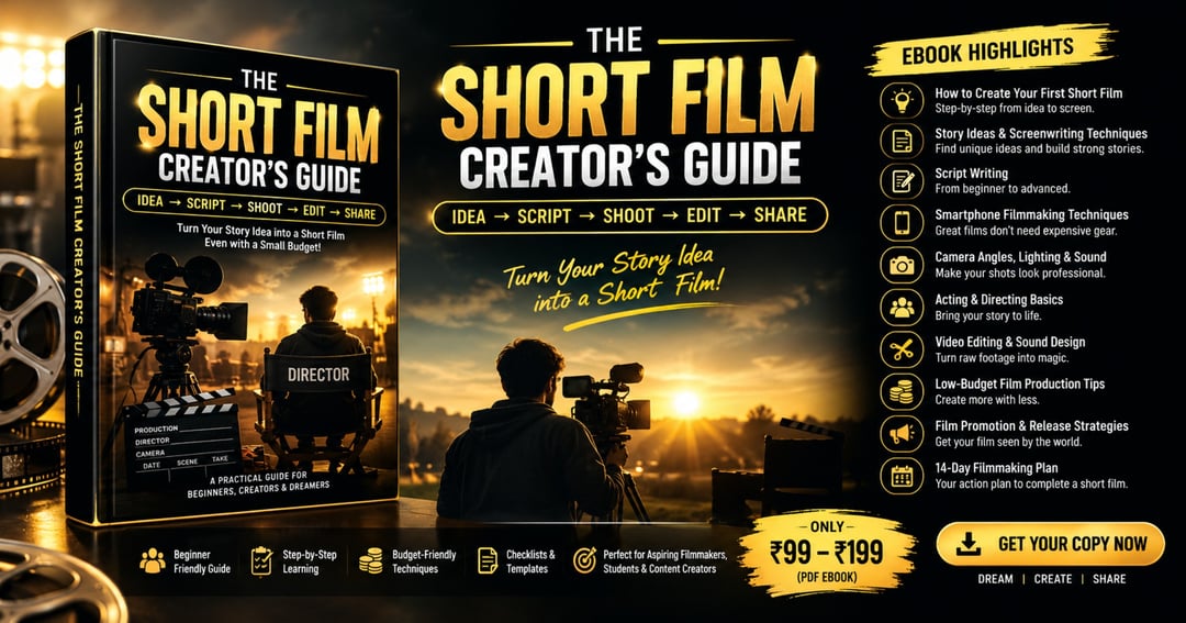 THE SHORT FILM CREATOR’S GUIDE – Turn Your Story Idea into a Short Film!