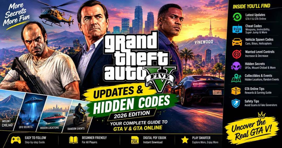 GTA V Updates & Hidden Codes – 2026 Edition