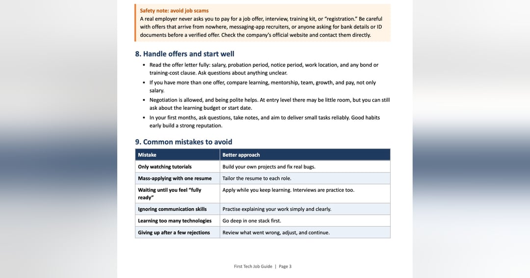 Your First Tech Job: A Practical Guide for Engineers, image 2
