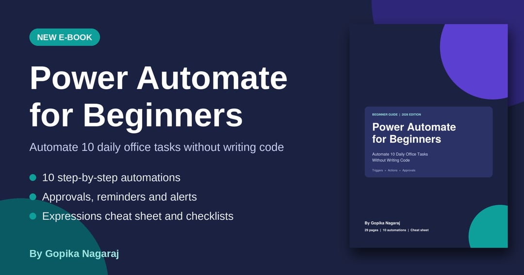 Power Automate for Beginners: Automate 10 Daily Office Tasks Without Writing Code, image 2