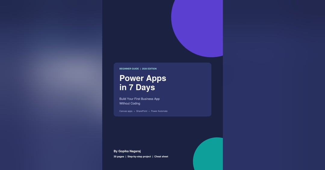 Power Apps in 7 Days: Build Your First Business App Without Coding, image 2