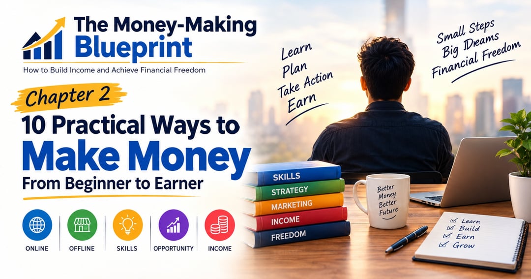 The Money-Making Blueprint – Chapter 2: 10 Practical Ways to Make Money | From Beginner to Earner