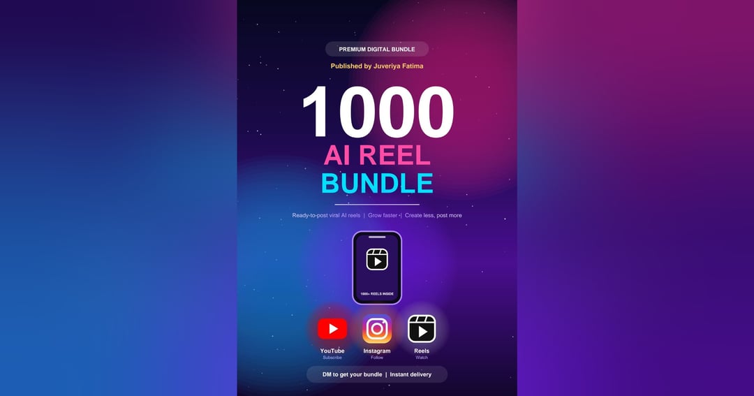 1000 AI Reel Bundle