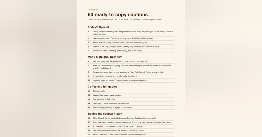 Café Instagram Graphics Bundle, image 3