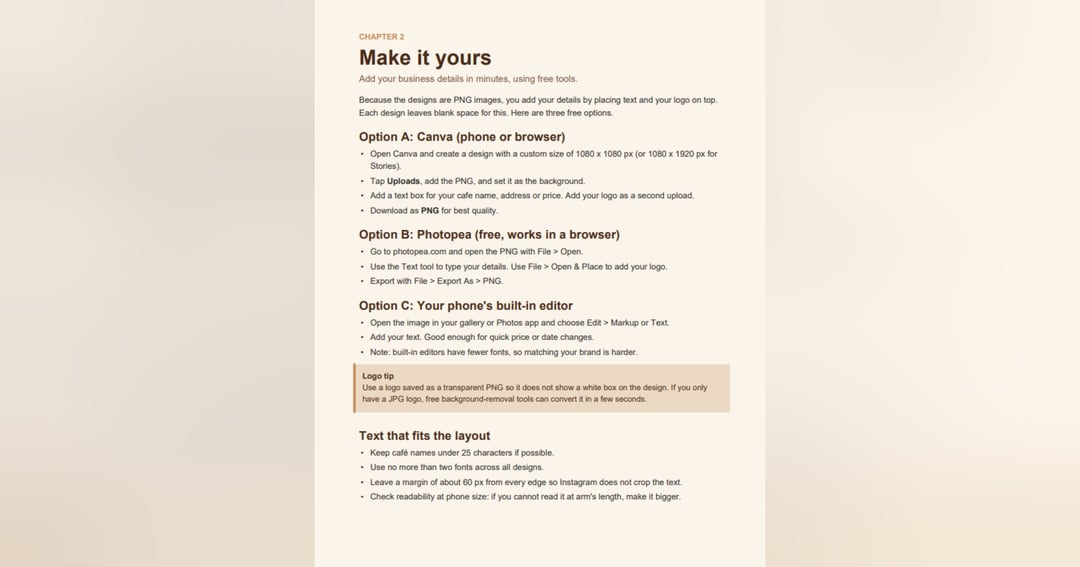 Café Instagram Graphics Bundle, image 2