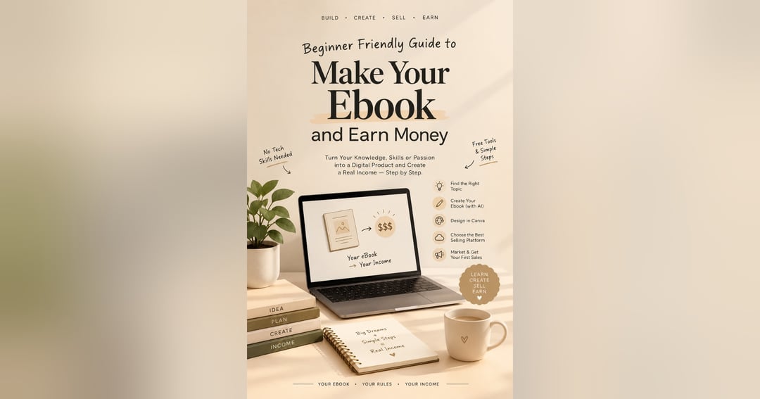Idea to Income: A Beginner’s Guide to Creating and Selling Your First eBook
