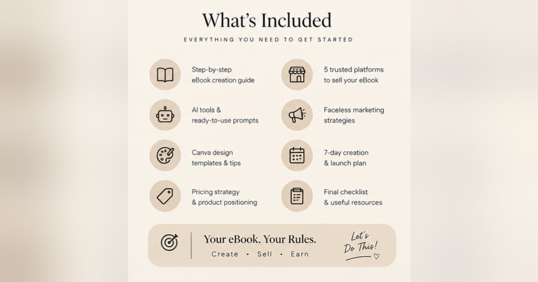 Idea to Income: A Beginner’s Guide to Creating and Selling Your First eBook, image 4